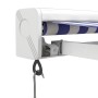 Toldo retráctil aluminio y tela azul y blanco 4x3 m de , Toldos - Ref: Foro24-3154523, Precio: 566,09 €, Descuento: %