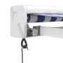 Toldo retráctil aluminio y tela azul y blanco 3x2,5 m de , Toldos - Ref: Foro24-3154521, Precio: 375,92 €, Descuento: -5%%