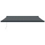 Toldo retráctil aluminio y tela gris antracita 4x3 m de , Toldos - Ref: Foro24-3154563, Precio: 521,59 €, Descuento: %