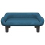 Sofá para niños de terciopelo azul 70x40x24 cm de , Mobiliario para bebés y niños pequeños - Ref: Foro24-3196349, Precio: 62,...