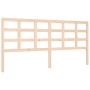 Estructura de cama con cabecero madera maciza 200x200 cm de vidaXL, Camas y somieres - Ref: Foro24-3194006, Precio: 142,86 €,...