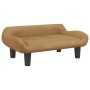 Sofá para niños de terciopelo marrón 70x40x24 cm de , Mobiliario para bebés y niños pequeños - Ref: Foro24-3196354, Precio: 7...