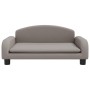 Sofá para niños de tela gris taupe 70x45x30 cm de , Mobiliario para bebés y niños pequeños - Ref: Foro24-3196361, Precio: 76,...