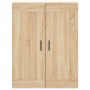 Armarios de pared 2 uds madera de ingeniería roble Sonoma de , Aparadores - Ref: Foro24-3198036, Precio: 143,05 €, Descuento: %