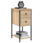 Mesita de noche madera de ingeniería roble Sonoma 32x42x70 cm de , Mesitas de noche - Ref: Foro24-826095, Precio: 74,06 €, De...