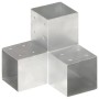 Conectores de postes en Y 4 uds metal galvanizado 101x101 mm de , Postes de cerca - Ref: Foro24-145482, Precio: 87,41 €, Desc...