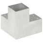 Conectores de postes en Y 4 uds metal galvanizado 101x101 mm de , Postes de cerca - Ref: Foro24-145482, Precio: 87,41 €, Desc...