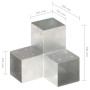 Conectores de postes en Y 4 uds metal galvanizado 101x101 mm de , Postes de cerca - Ref: Foro24-145482, Precio: 87,41 €, Desc...