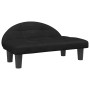 Cama para perros de terciopelo negra 70x52x30 cm de , Camas para perros - Ref: Foro24-171942, Precio: 67,38 €, Descuento: -5%%