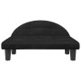 Cama para perros de terciopelo negra 70x52x30 cm de , Camas para perros - Ref: Foro24-171942, Precio: 67,38 €, Descuento: -5%%
