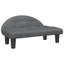 Cama para perros de terciopelo gris oscuro 70x52x30 cm de , Camas para perros - Ref: Foro24-171940, Precio: 73,66 €, Descuent...