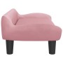 Cama para perros de terciopelo rosa 70x40x24 cm de , Camas para perros - Ref: Foro24-171954, Precio: 68,74 €, Descuento: %