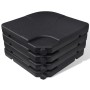 Sombrilla de jardín con base portátil aluminio blanco de , Sombrillas - Ref: Foro24-271716, Precio: 359,85 €, Descuento: %