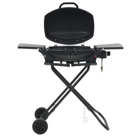Barbacoa portátil de gas con zona de cocción negra de , Barbacoas - Ref: Foro24-276151, Precio: 164,35 €, Descuento: %