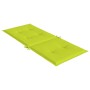 Cojín silla de jardín respaldo alto 2 uds tela verde 120x50x3cm de , Cojines para sillas y sofás - Ref: Foro24-314119, Precio...