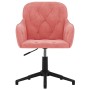 Silla de oficina giratoria de terciopelo rosa de , Sillas de oficina - Ref: Foro24-344860, Precio: 95,48 €, Descuento: %