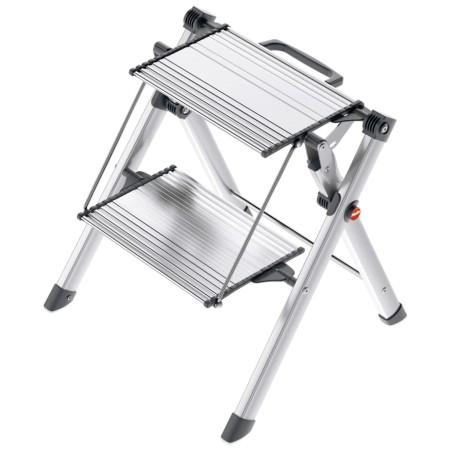 Hailo Escalera con 2 peldaños Mini Comfort 45 cm aluminio 4310-100 de , Taburetes escaleras - Ref: Foro24-416251, Precio: 96,...