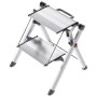 Hailo Escalera con 2 peldaños Mini Comfort 45 cm aluminio 4310-100 de , Taburetes escaleras - Ref: Foro24-416251, Precio: 96,...