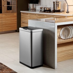 EKO Cubo de basura con sensor Mirage 2x20 L plateado mate de , Contenedores de residuos - Ref: Foro24-440050, Precio: 180,36 ...