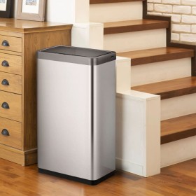 EKO Cubo de basura con sensor Mirage X 80 L plateado mate de , Contenedores de residuos - Ref: Foro24-440052, Precio: 196,47 ...