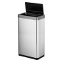 EKO Cubo de basura con sensor Mirage X 80 L plateado mate de , Contenedores de residuos - Ref: Foro24-440052, Precio: 196,47 ...