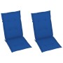 Sillas de jardín reclinables 2 uds madera maciza acacia cojines de , Sillas de jardín - Ref: Foro24-3064069, Precio: 178,89 €...