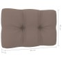 Silla de jardín cojines 2 uds gris taupe madera pino impregnada de , Sillas de jardín - Ref: Foro24-3065797, Precio: 406,49 €...