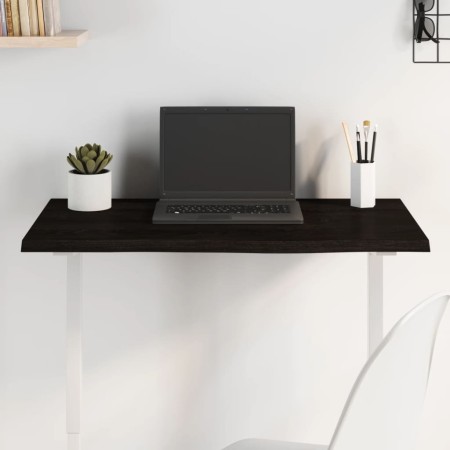 Tablero de mesa madera roble tratada marrón oscuro 80x40x2 cm de , Tableros para mesas - Ref: Foro24-3156416, Precio: 47,24 €...
