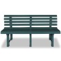 Banco de jardín plástico verde 145,5 cm de , Bancos de jardín - Ref: Foro24-43584, Precio: 91,86 €, Descuento: %