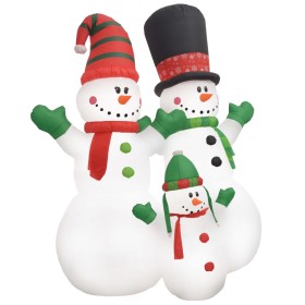 Familia de muñecos de nieve inflable Navidad LED IP44 240 cm de , Luces de Navidad - Ref: Foro24-245707, Precio: 108,75 €, De...