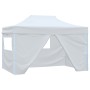 Carpa plegable para celebraciones con 4 paredes blanco 3x4,5 m de , Carpas y cenadores - Ref: Foro24-48870, Precio: 180,86 €,...