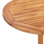 Set de comedor de jardín plegable 5 piezas madera maciza teca de , Conjuntos de jardín - Ref: Foro24-49003, Precio: 396,89 €,...