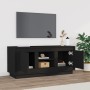 Mueble de TV madera contrachapada negro 102x35x45 cm de , Muebles TV - Ref: Foro24-819861, Precio: 66,43 €, Descuento: %