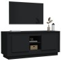 Mueble de TV madera contrachapada negro 102x35x45 cm de , Muebles TV - Ref: Foro24-819861, Precio: 66,43 €, Descuento: %