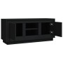 Mueble de TV madera contrachapada negro 102x35x45 cm de , Muebles TV - Ref: Foro24-819861, Precio: 66,43 €, Descuento: %