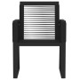 Juego de comedor de jardín 7 piezas negro de , Conjuntos de jardín - Ref: Foro24-3099159, Precio: 640,80 €, Descuento: %