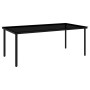 Juego de comedor para jardín 9 piezas negro de , Conjuntos de jardín - Ref: Foro24-3099268, Precio: 624,29 €, Descuento: %