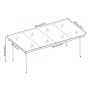 Juego de comedor de jardín 7 piezas con cojines negro de , Conjuntos de jardín - Ref: Foro24-3099345, Precio: 534,51 €, Descu...