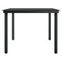 Juego de comedor para jardín 7 piezas negro de , Conjuntos de jardín - Ref: Foro24-3099417, Precio: 541,06 €, Descuento: -5%%