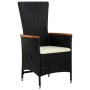 Juego de comedor de jardín 9 piezas con cojines negro de , Conjuntos de jardín - Ref: Foro24-3099462, Precio: 1,00 €, Descuen...