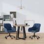 Sillas de comedor giratorias 2 uds terciopelo azul de , Sillas de comedor - Ref: Foro24-3103420, Precio: 192,50 €, Descuento:...