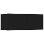 Set de muebles para TV 8 piezas madera contrachapada negro de , Muebles TV - Ref: Foro24-3114231, Precio: 395,75 €, Descuento...