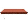 Toldo retráctil automático naranja y marrón 3x2,5 m de , Toldos - Ref: Foro24-3154516, Precio: 279,38 €, Descuento: %