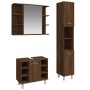 Set de muebles de baño 3 pzas madera contrachapada roble marrón de , Muebles de baño - Ref: Foro24-3187608, Precio: 193,48 €,...