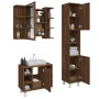 Set de muebles de baño 3 pzas madera contrachapada roble marrón de , Muebles de baño - Ref: Foro24-3187608, Precio: 193,48 €,...