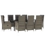 Set comedor jardín 9 pzas y cojines ratán sintético negro gris de , Conjuntos de jardín - Ref: Foro24-3185204, Precio: 1,00 €...