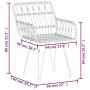 Juego de comedor de jardín 7 piezas ratán sintético negro de , Conjuntos de jardín - Ref: Foro24-3157871, Precio: 638,57 €, D...