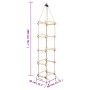 Escalera de cuerda para niños madera 200 cm de , Cuerda de escalada - Ref: Foro24-91802, Precio: 73,31 €, Descuento: %