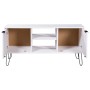 Mueble de TV New York madera maciza de pino blanco de , Muebles TV - Ref: Foro24-321145, Precio: 68,44 €, Descuento: %