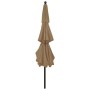 Sombrilla jardín de 3 niveles con palo de aluminio taupe 3,5 m de , Sombrillas - Ref: Foro24-313879, Precio: 152,01 €, Descue...